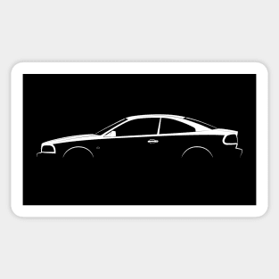 Volvo C70 (1996) Silhouette Sticker